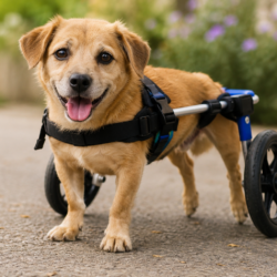 Llaman a dar una segunda oportunidad a perros con discapacidad y de edad avanzada