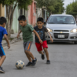 Piden evitar que menores jueguen en las calles durante vacaciones para evitar riesgos