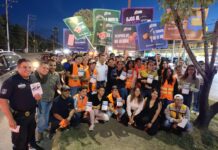 Realiza Comisaría de Seguridad simulacro de accidente para concientizar sobre conducción segura de motocicletas