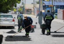 Sigue Javier Díaz con obras de rehabilitación de vialidades