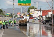 Arranca Javier Díaz Brigada Integral en el distribuidor vial El Sarape