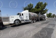 Asegura Guardia Nacional pipa con 45 mil litros de combustible abandonada en General Cepeda
