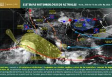 Coahuila mantiene vigilancia ante pronóstico de lluvias fuertes y vientos intensos