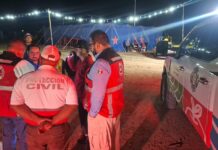 Colapsa grada en circo de San Antonio de las Alazanas; 14 personas reciben atención médica