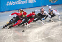 ¿Cómo en el short track los jueces determinan quién ha molestado a un rival?