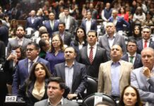 Diputados del PRI acusan censura del INE contra Alejandro Moreno y Carolina Viggiano
