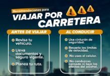 Dirección de tránsito y vialidad de Torreón emite recomendaciones para quienes salen a carretera