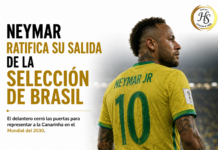 Neymar ratifica su salida de la Selección de Brasil