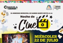 Paredón recibirá una noche de cine al aire libre para toda la familia