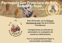 Parroquia San Francisco de Asís convoca a colecta mensual de alimentos para apoyar a familias vulnerables
