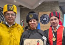 Recibe Susana Cepeda Doctorado Honoris Causa Internacional por su trayectoria profesional y académica