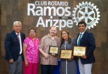 Rotarios de Ramos Arizpe renuevan dirigencia