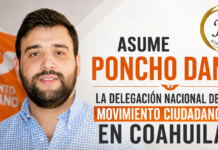 Poncho Danao asume la Delegación Nacional de MC en Coahuila
