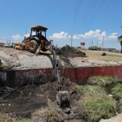 Arranca Javier Díaz programa de limpieza en arroyos de Saltillo1