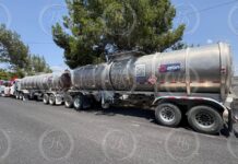 Aseguran pipa con 67 mil litros de combustible de presunta procedencia irregular