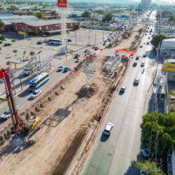 Avanza construcción del Sistema Vial Revolución–Vasconcelos; este lunes comienzan ajustes temporales en la circulación
