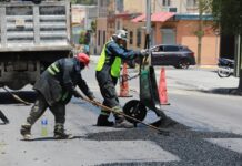 Avanza rehabilitación de pavimento en bulevar Francisco Coss