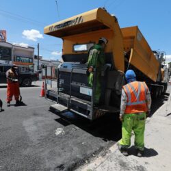 Avanza rehabilitación de pavimento en bulevar Francisco Coss3