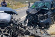 Choque frontal en Ramos Arizpe deja a un joven lesionado tras invasión de carril