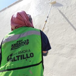 Continúa Javier Díaz con acciones de embellecimiento del Centro Histórico