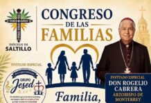Convocan a familias de Saltillo a jornada de fe y convivencia