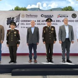 Cumplen jóvenes saltillenses con Servicio Militar Nacional, lo inician 400 del Segundo Escalón
