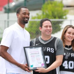Deporte y recreación en las 3 plazas rehabilitadas por Harrison Barnes