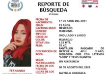 Desaparece adolescente de 15 años en Saltillo; activan su búsqueda