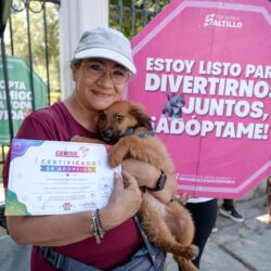 Disfrutan familias saltillenses de actividades en la Ruta Recreativa