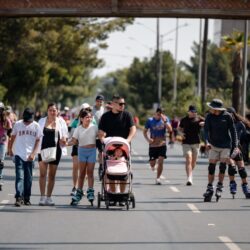 Disfrutan familias saltillenses de actividades en la Ruta Recreativa7