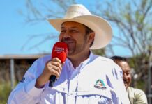 Entrega Tomás Gutiérrez nuevo equipamiento de pozo de agua en La Leona