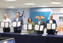 Firma PJECZ convenio de colaboración del Programa Aplícate