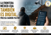 La frontera México-EUA también es digital, precisa Barrón Pastor