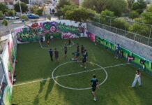 Llevan actividades deportivas a plazas rehabilitadas por “Activa tu Parque”