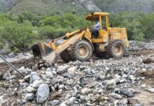 Protección Civil y Bomberos de Arteaga atiende afectaciones por lluvias en el Cañón de Nuncio