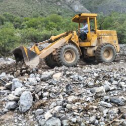 Protección Civil y Bomberos de Arteaga atiende afectaciones por lluvias en el Cañón de Nuncio