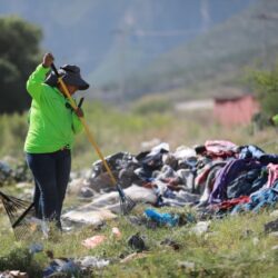 Refuerza Javier Díaz limpieza en canal pluvial al sur de Saltillo