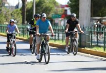 Saltillenses hacen suya la Ruta Recreativa cada domingo