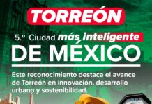 Torreón quinta ciudad mexicana mejor evaluada en el índice de ciudades inteligentes