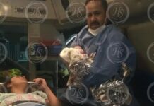 Bomberos de Derramadero atienden parto en su estación