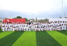 Javier Díaz asiste a inauguración de escuela de la Fundación Real Madrid