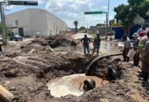 Concluye SIMAS Torreón reparación de tuberías de agua potable
