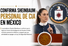 Confirma Sheinbaum personal de CIA en México