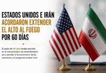 Estados Unidos e Irán acordaron extender el alto al fuego por 60 días
