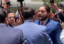 Diputados del PRI y Morena intercambian jaloneos e insultos en el Senado