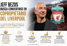 Jeff Bezos busca convertirse en copropietario del Liverpool