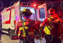 Joven resulta gravemente lesionada tras ser arrollada por el tren en Ramos Arizpe