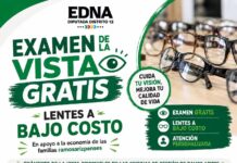 Mantiene Edna Dávalos exámenes de la vista gratis y lentes a bajo costo en Ramos Arizpe