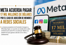 Meta acuerda pagar 17 mil millones de dólares por el caso de adicción de menores a redes sociales