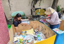 Realizan en el Parque Urdiñola de Saltillo intercambio de plantas por libros y cuadernos usados